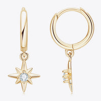 Moissanite Star Drop Earrings