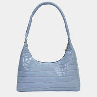 Textured PU Leather Shoulder Bag