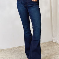 Kancan Full Size Mid Rise Flare Jeans