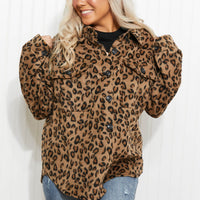Jodifl Driving Me Wild Full Size Run Leopard Jacket