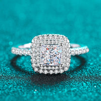 Sterling Silver 1 Carat Moissanite Ring