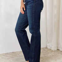 Judy Blue Full Size Button-Fly Straight Jeans