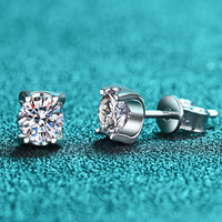 Weekend Meetup Moissanite Stud Earrings