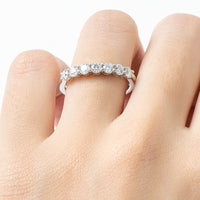 Can't Stop Your Shine Moissanite Platinum-Plated Ring