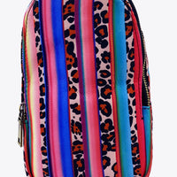 Printed PU Leather Sling Bag