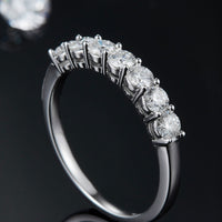 Can't Stop Your Shine Moissanite Platinum-Plated Ring