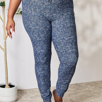 LOVEIT Heathered Drawstring Leggings with Pockets