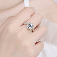 Can't Stop Your Shine 925 Sterling Silver Moissanite Ring