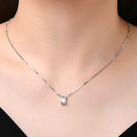 Moissanite 925 Sterling Silver Necklace