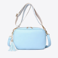 PU Leather Tassel Crossbody Bag