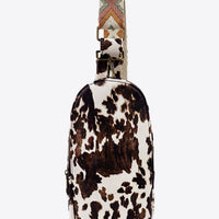 Printed PU Leather Sling Bag