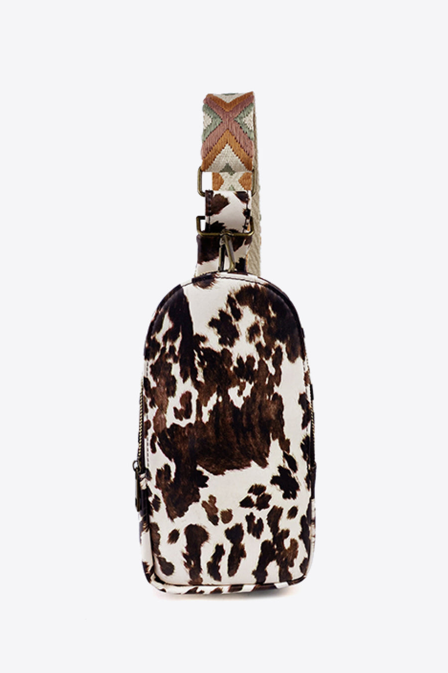 Printed PU Leather Sling Bag