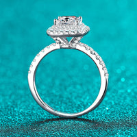 Sterling Silver 1 Carat Moissanite Ring