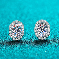 Future Style 1 Carat Moissanite Stud Earrings