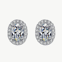 Future Style 1 Carat Moissanite Stud Earrings