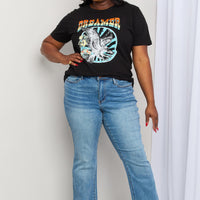 mineB Full Size DREAMER Graphic T-Shirt