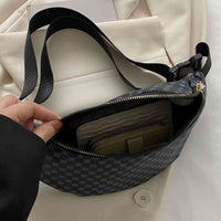 Printed PU Leather Sling Bag