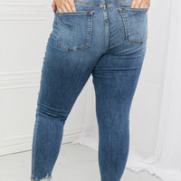 Judy Blue Dahlia Full Size Distressed Patch Jeans