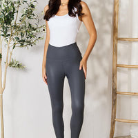 LOVEIT Full Size Wide Waistband High Waist Leggings