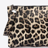 Leopard PU Leather Clutch