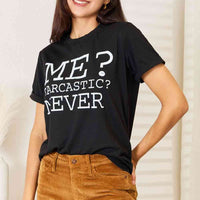 Simply Love Letter Graphic Round Neck T-Shirt