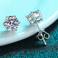 Moissanite Stud Earrings