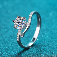 On My Mind 925 Sterling Silver Moissanite Ring