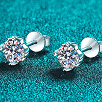 Good Day In My Mind Moissanite Stud Earrings