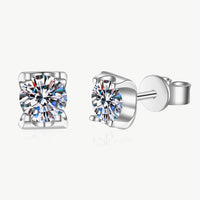 Weekend Meetup Moissanite Stud Earrings