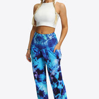 Tie-Dye Smocked Joggers