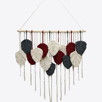 Hand-Woven Feather Macrame Wall Hanging