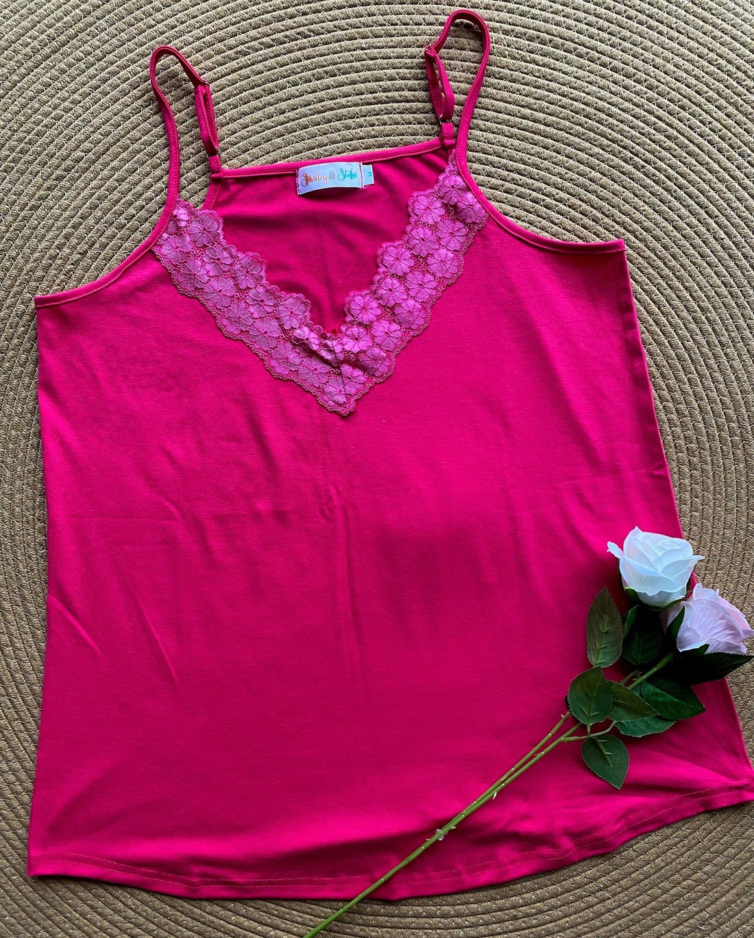 Lace Trim Tank