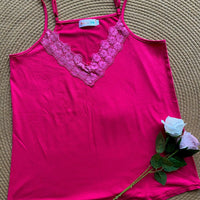 Lace Trim Tank